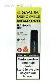 SMOK MBAR PRO Banana Ice 20mg po expirácií