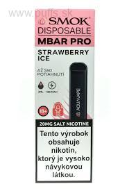 SMOK MBAR PRO Strawberry Ice 20mg po expirácií