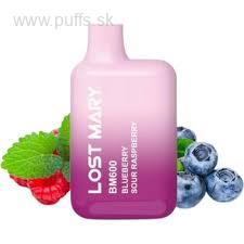 Lost Mary 600 20mg Blueberry Sour Raspberry po expirácií Lost Mary 600 20mg Blueberry Sour Raspberry po expirácií