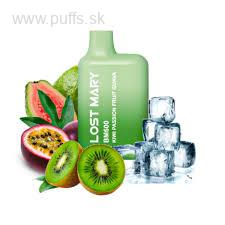 Lost Mary 600 20mg Kiwi Passionfruit Guava po expirácií Lost Mary 600 20mg Kiwi Passionfruit Guava po expirácií