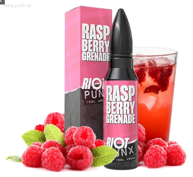 Raspberry Grenade Longfill 10ml - Riot Squad  Raspberry Grenade Longfill 10ml - Riot Squad