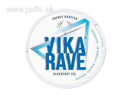 VIKA RAVE Energetické vrecúška Blueberry Ice