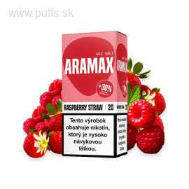 Aramax Salt E-Liquid 10ml Raspberry Straw 10mg