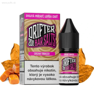 Drifter Bar Salts 10ml Cream Tobacco 10mg