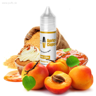 Adams Vape longfill 12ml - Apricot Cupcake